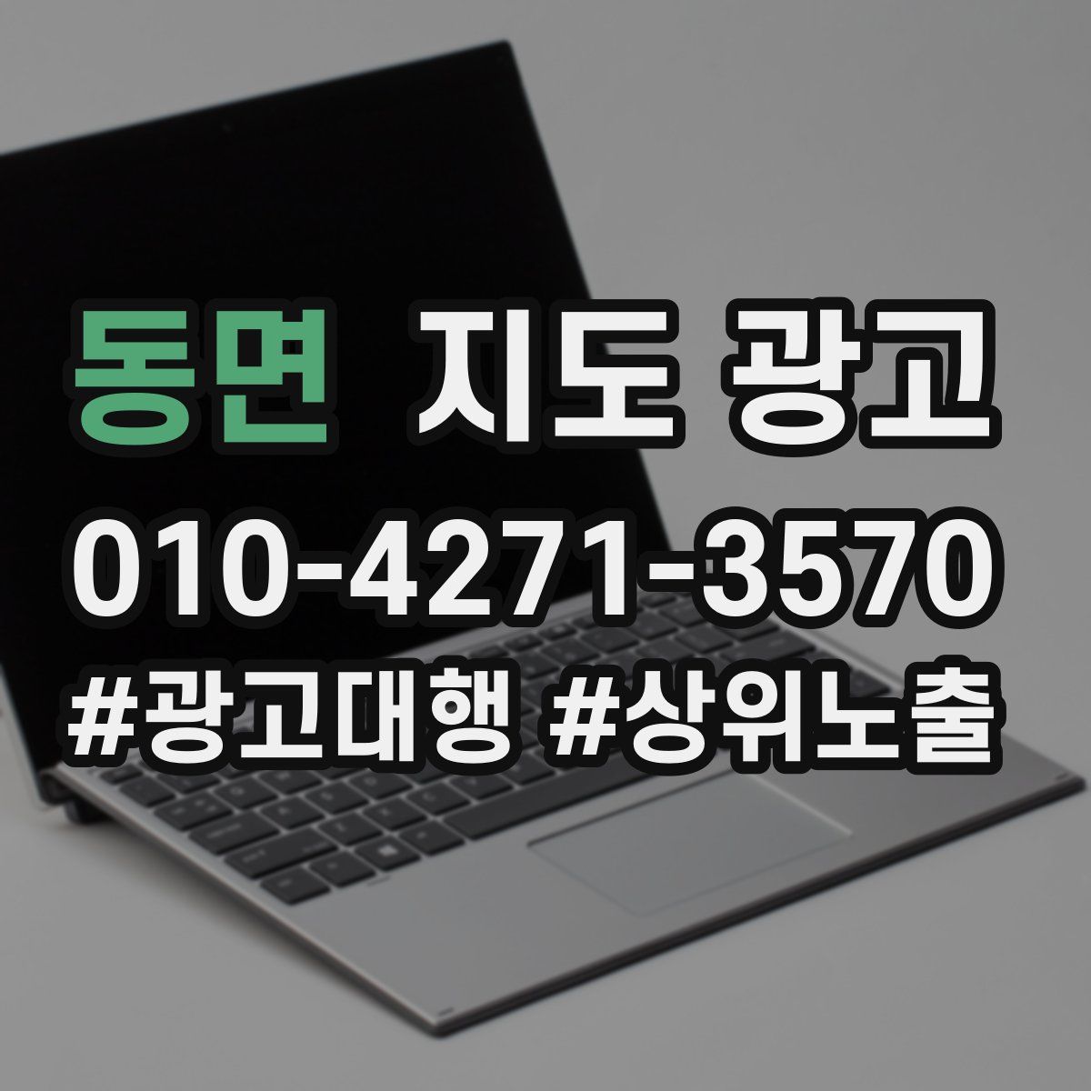 동면 지도 광고