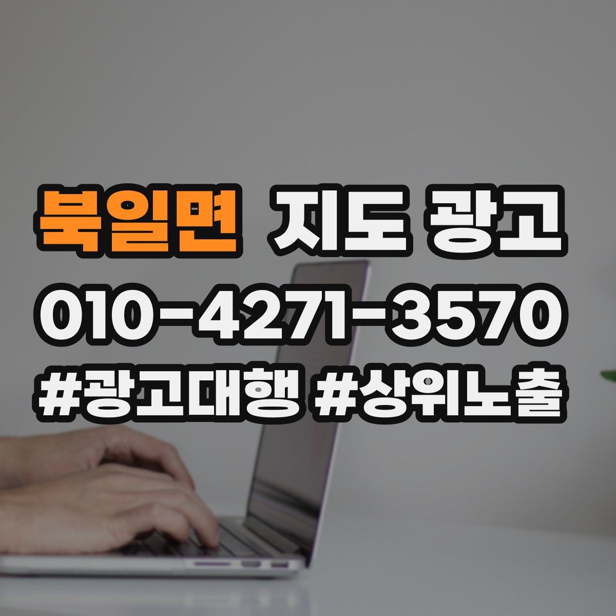 북일면 지도 광고