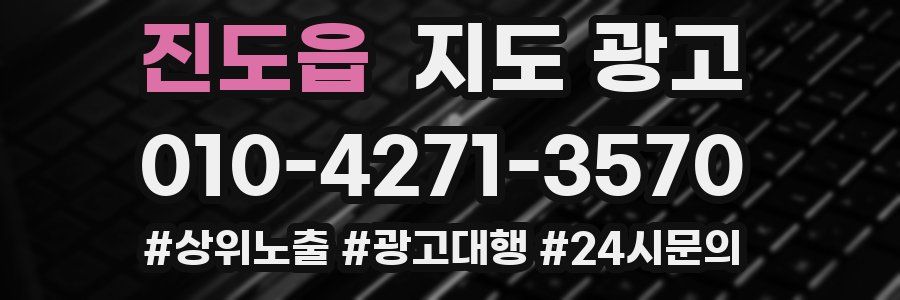 진도읍 지도 광고