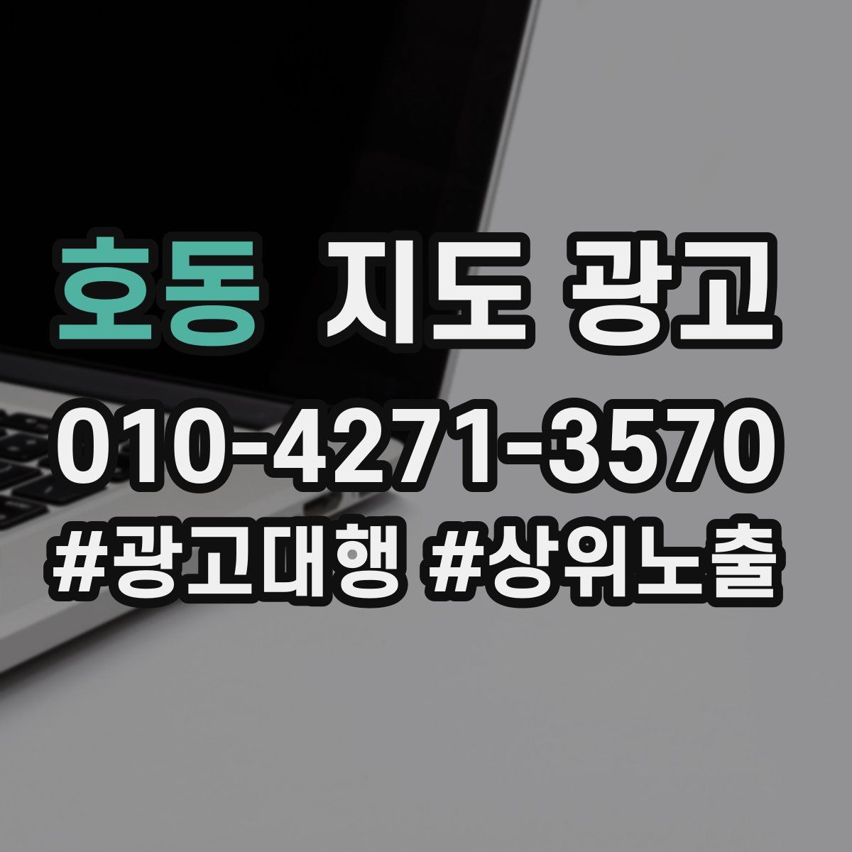 호동 지도 광고