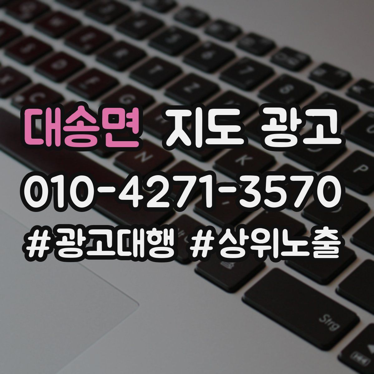 대송면 지도 광고