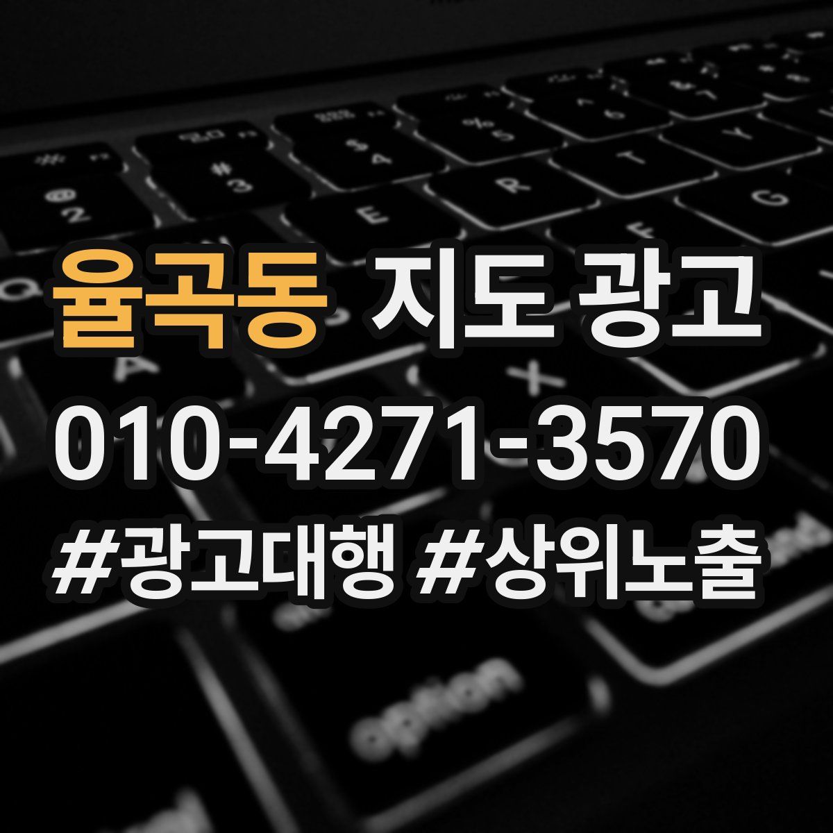 율곡동 지도 광고