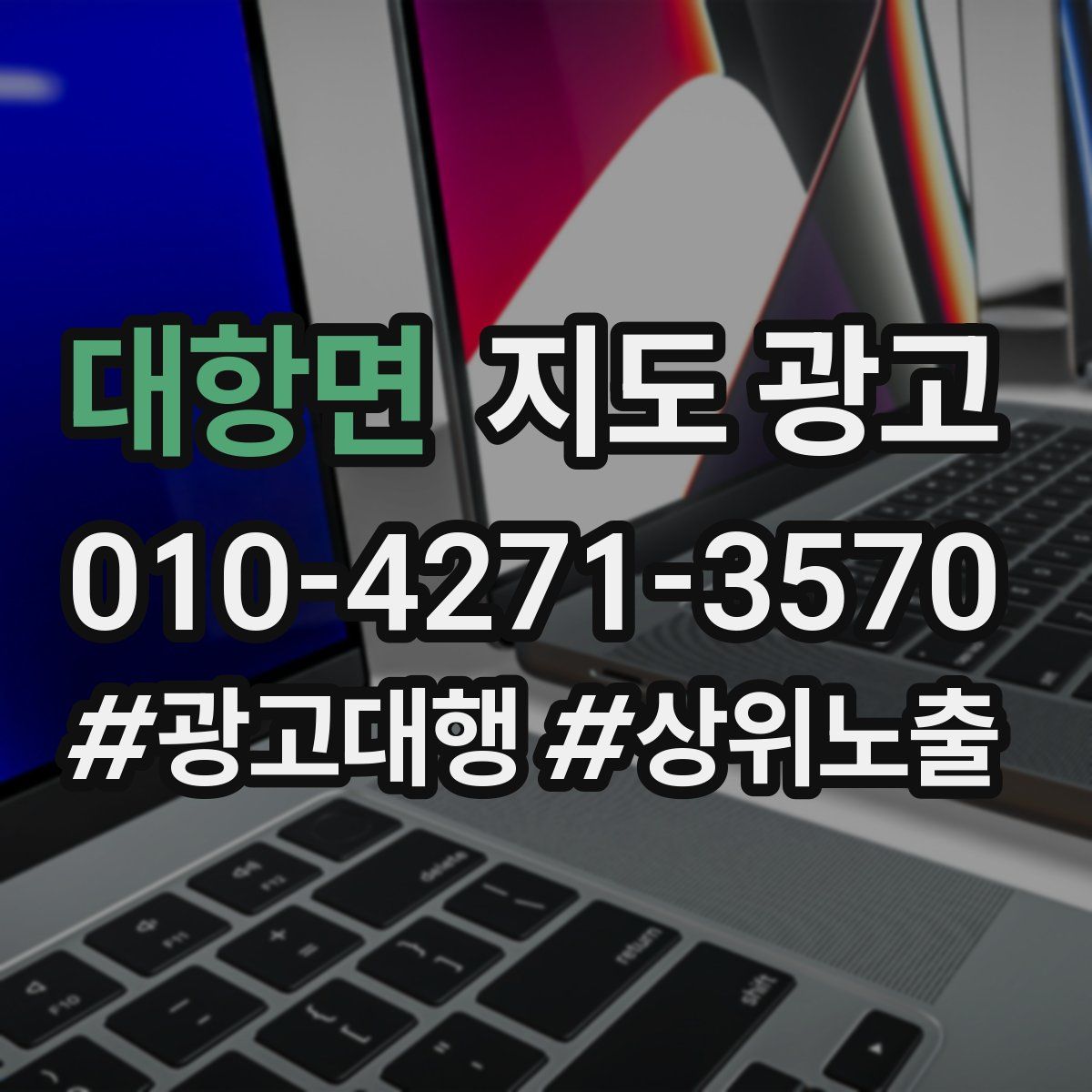 대항면 지도 광고