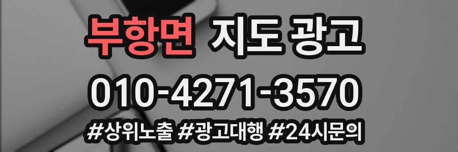 부항면 지도 광고