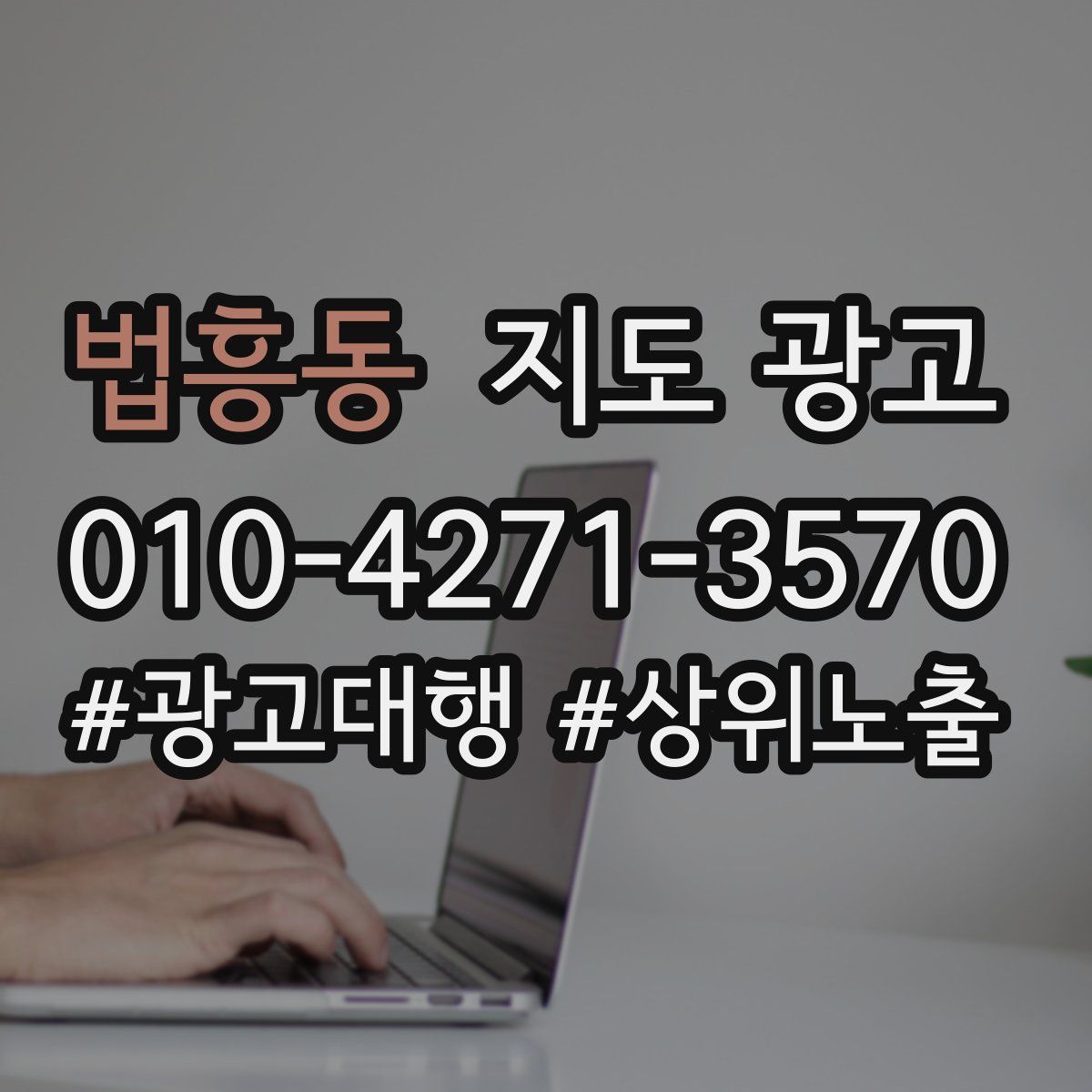 법흥동 지도 광고