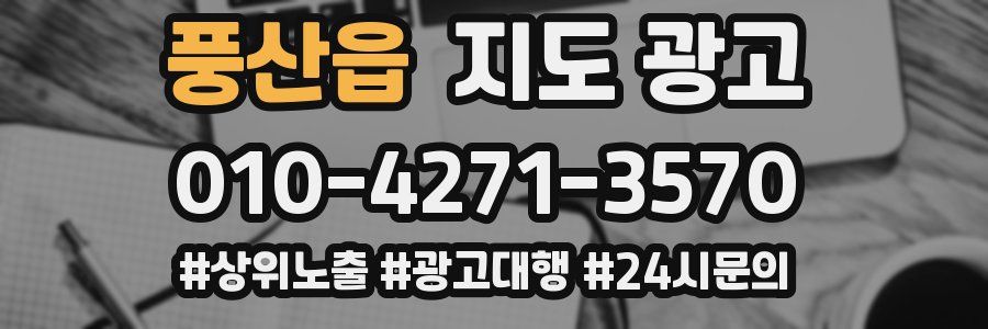 풍산읍 지도 광고