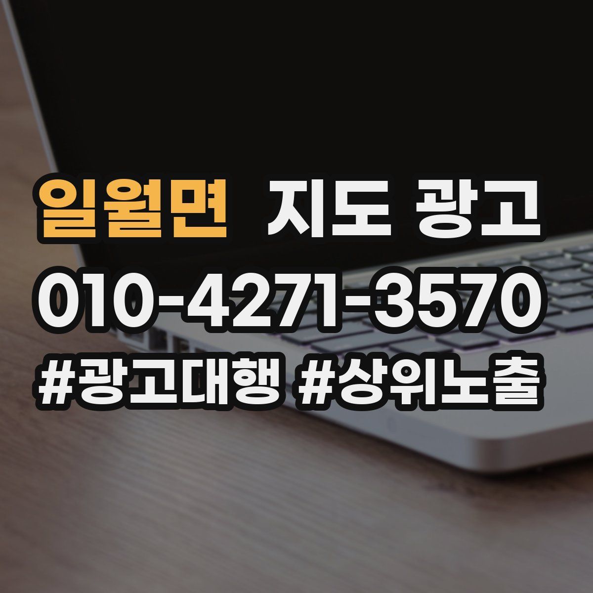 일월면 지도 광고