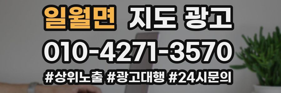 일월면 지도 광고