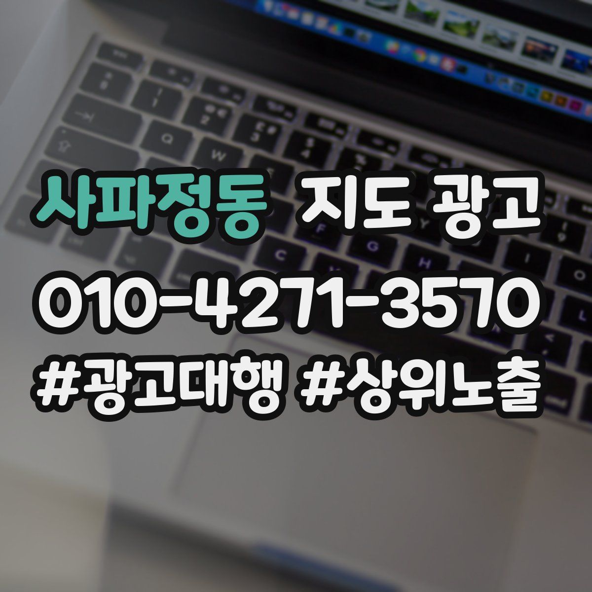 사파정동 지도 광고