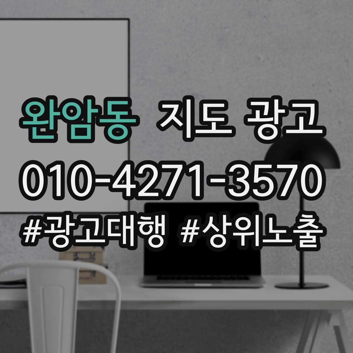 완암동 지도 광고