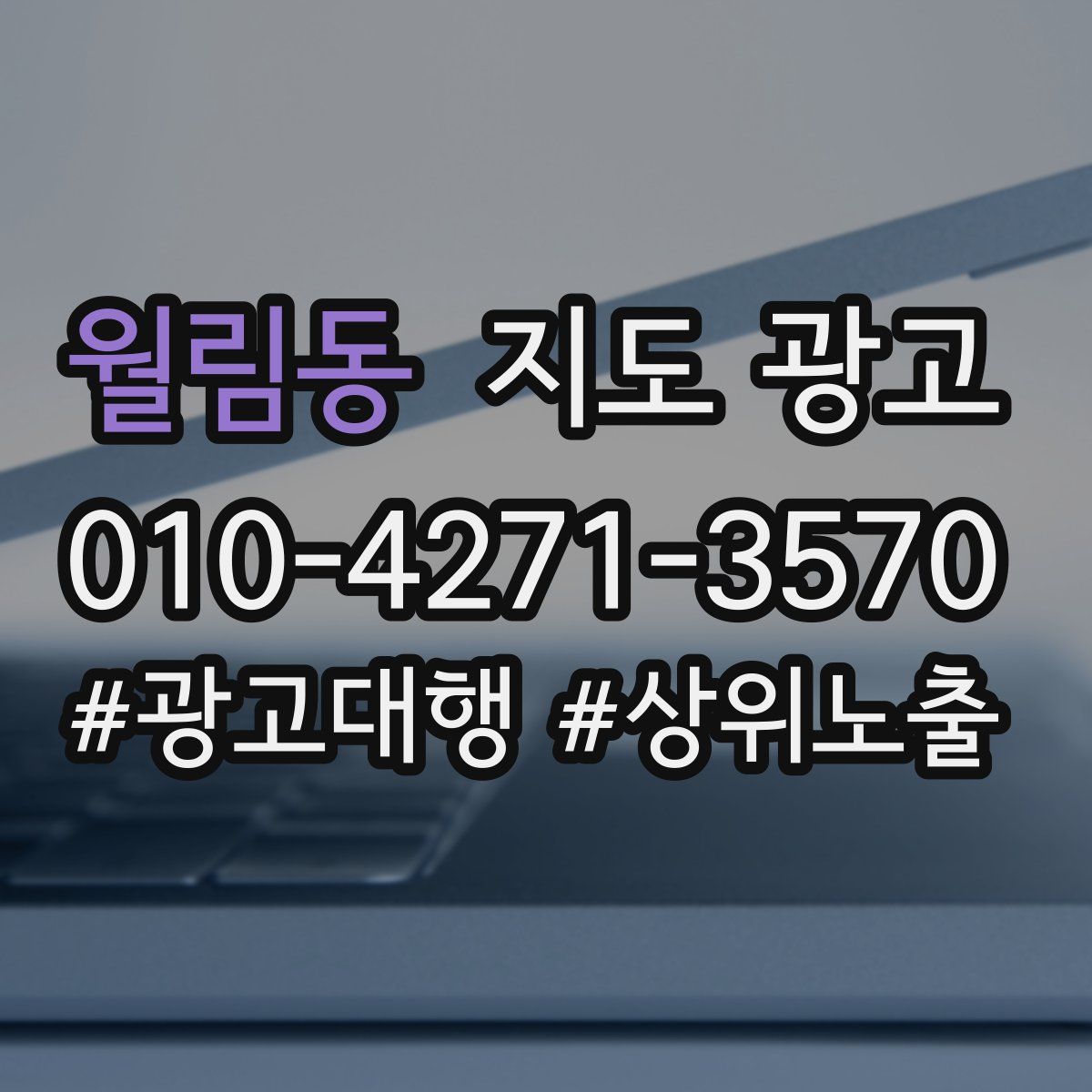 월림동 지도 광고