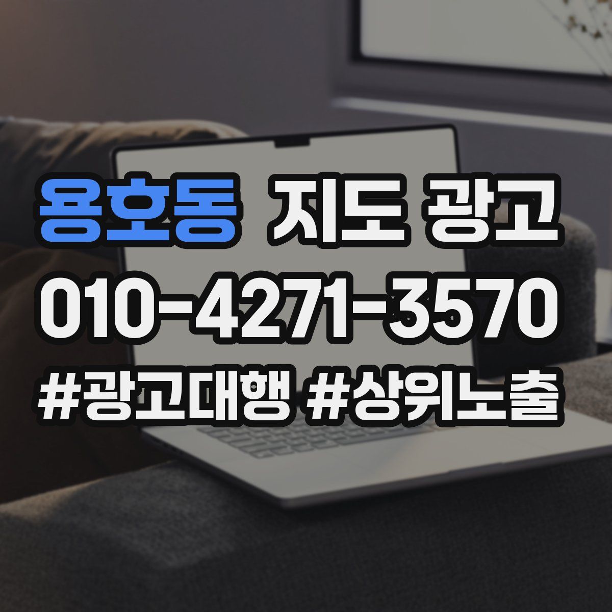 용호동 지도 광고