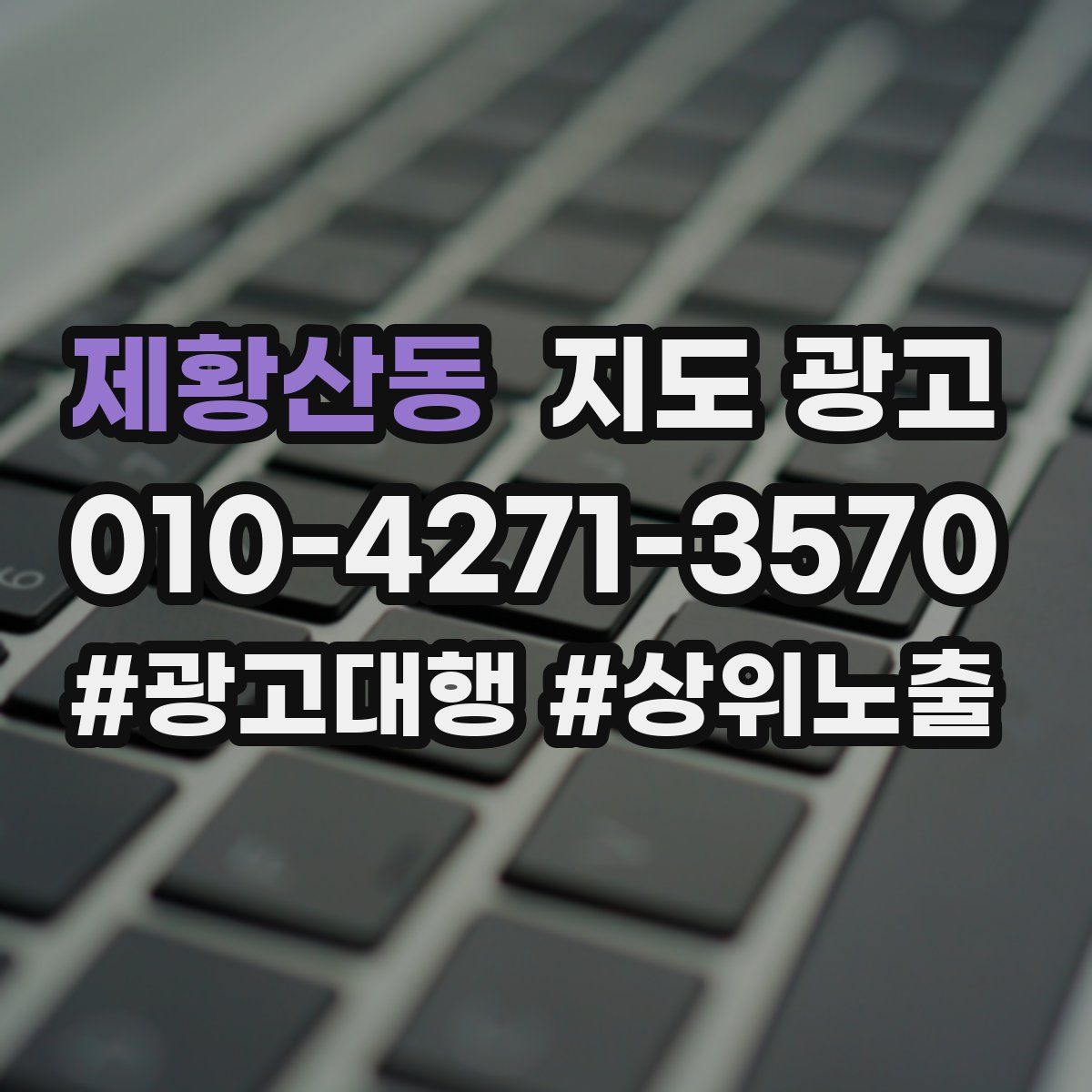 제황산동 지도 광고