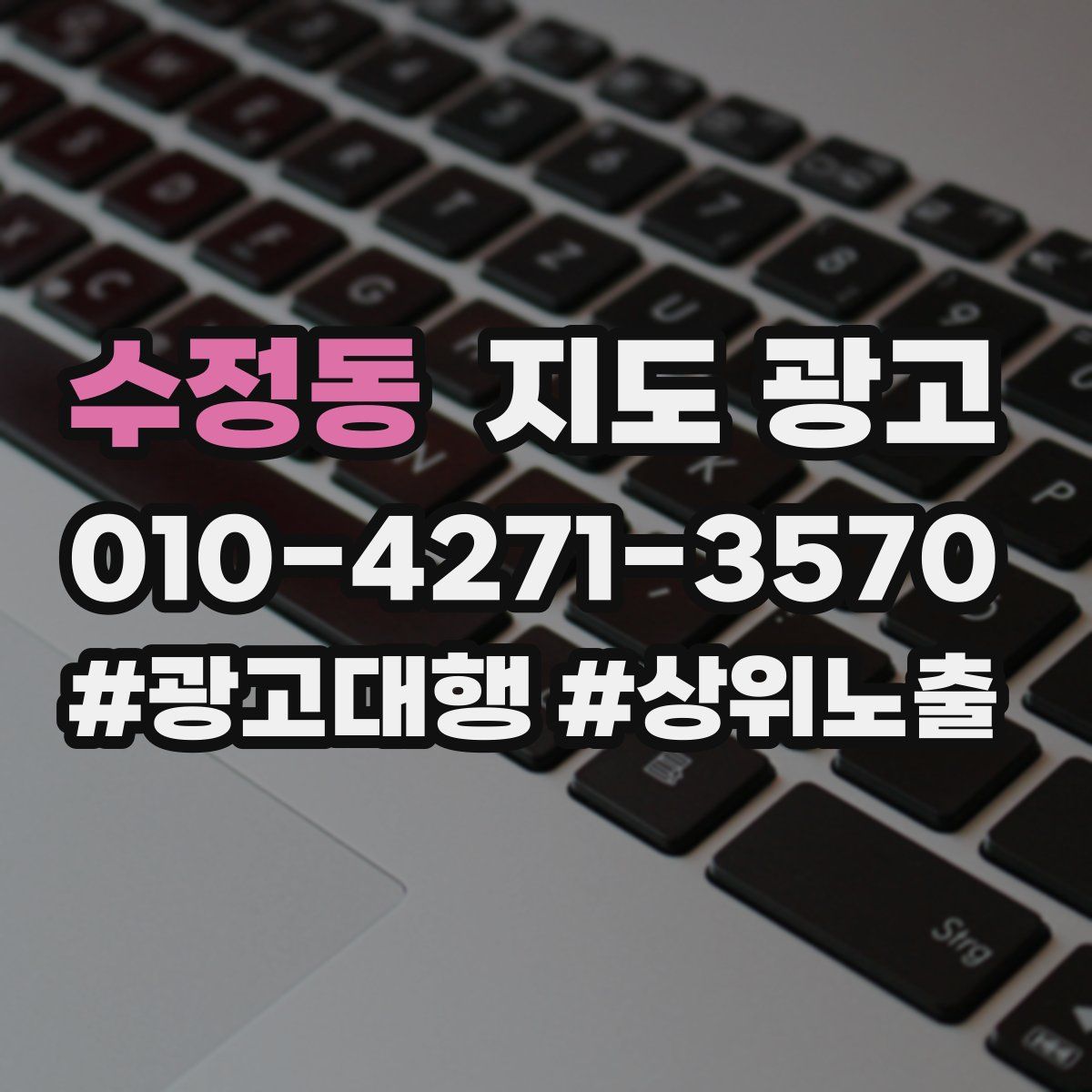 수정동 지도 광고