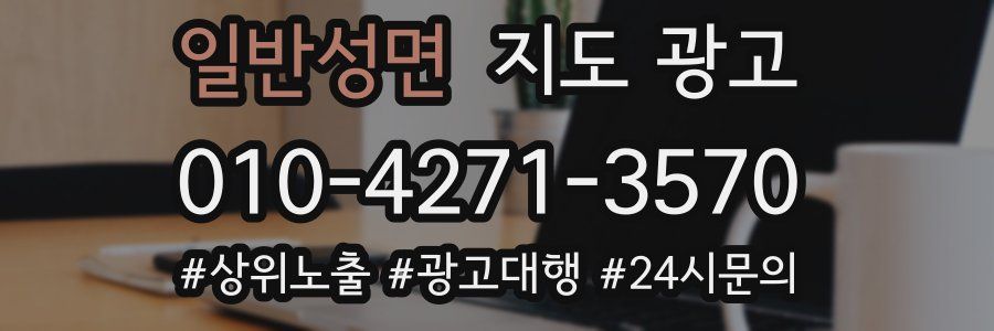 일반성면 지도 광고