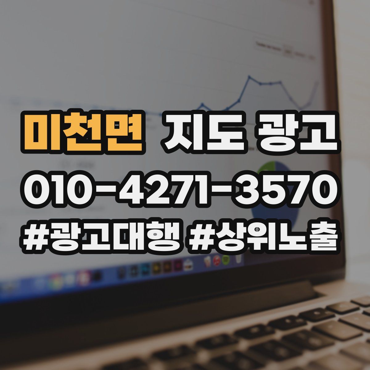 미천면 지도 광고
