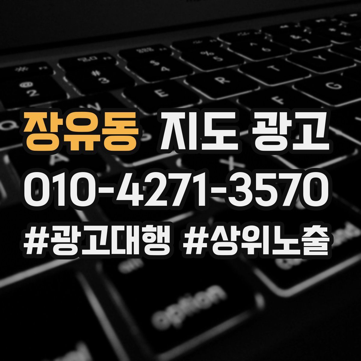 장유동 지도 광고