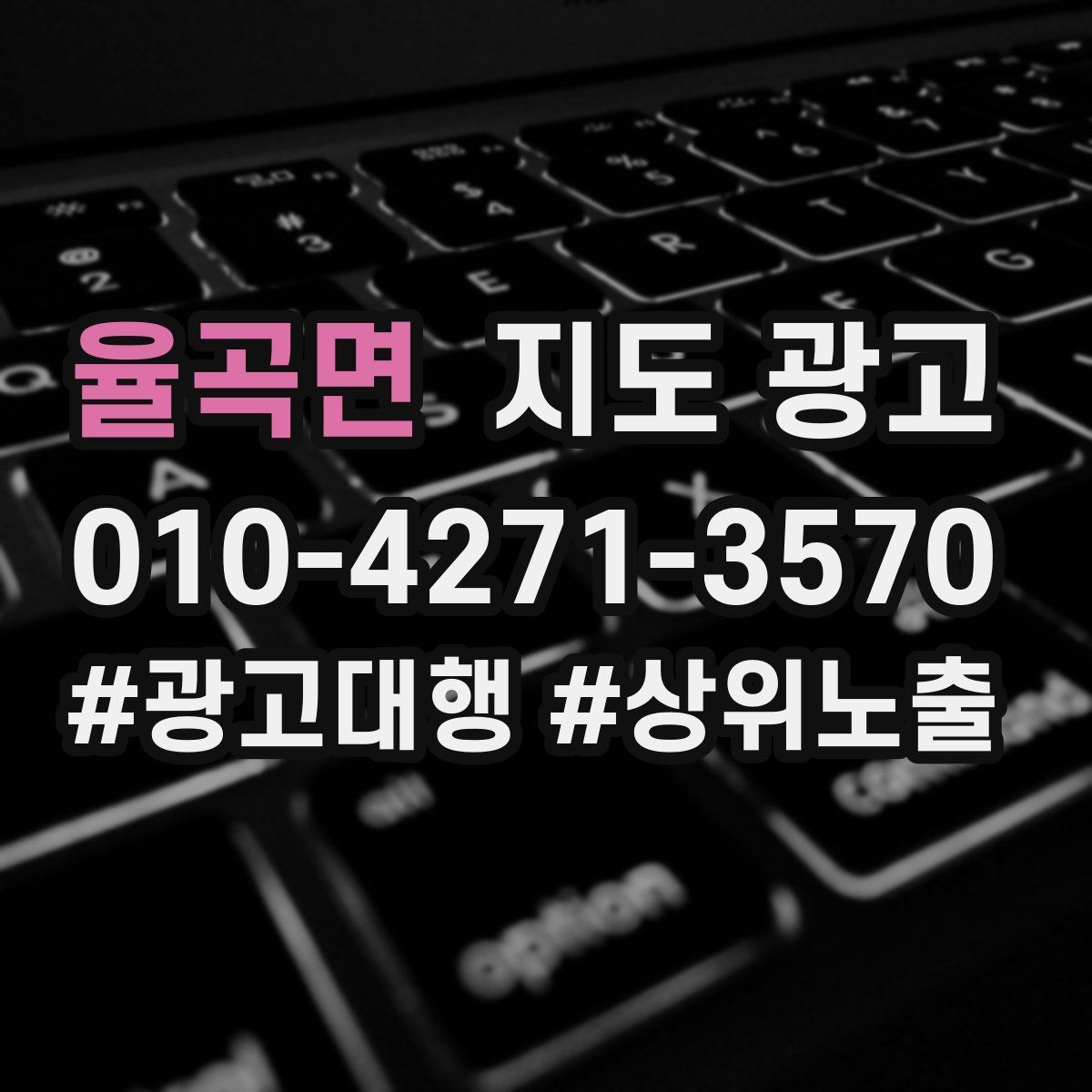 율곡면 지도 광고