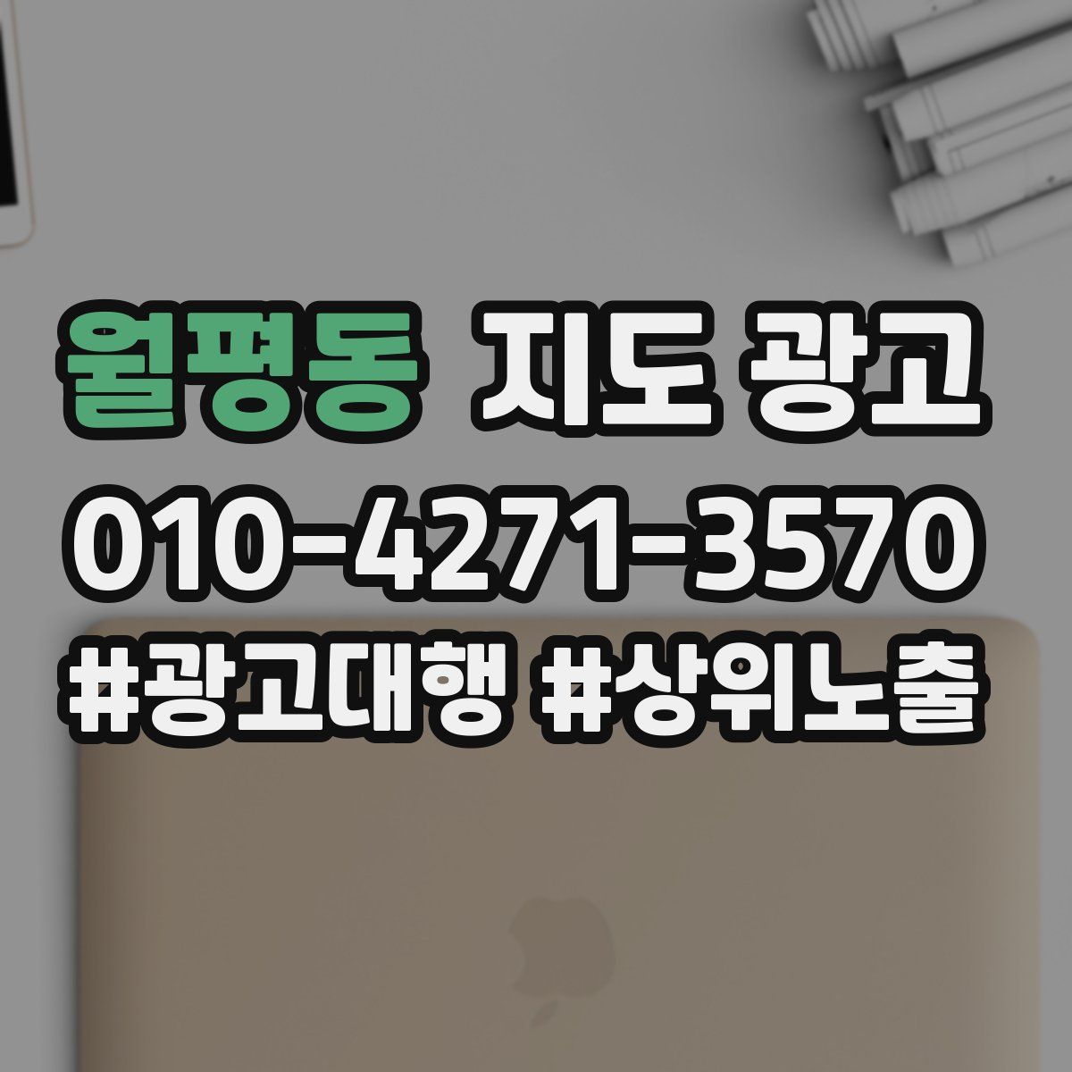 월평동 지도 광고