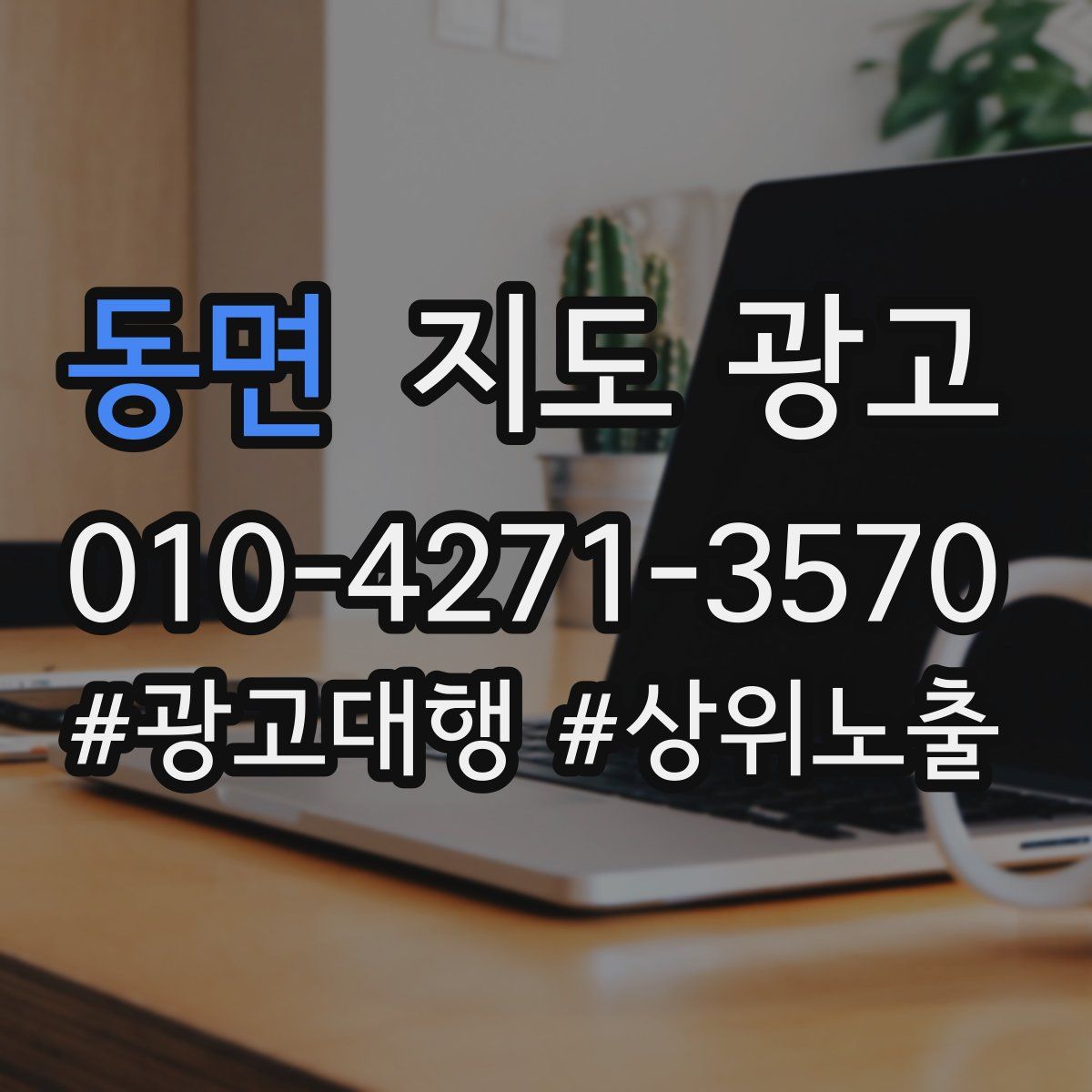 동면 지도 광고
