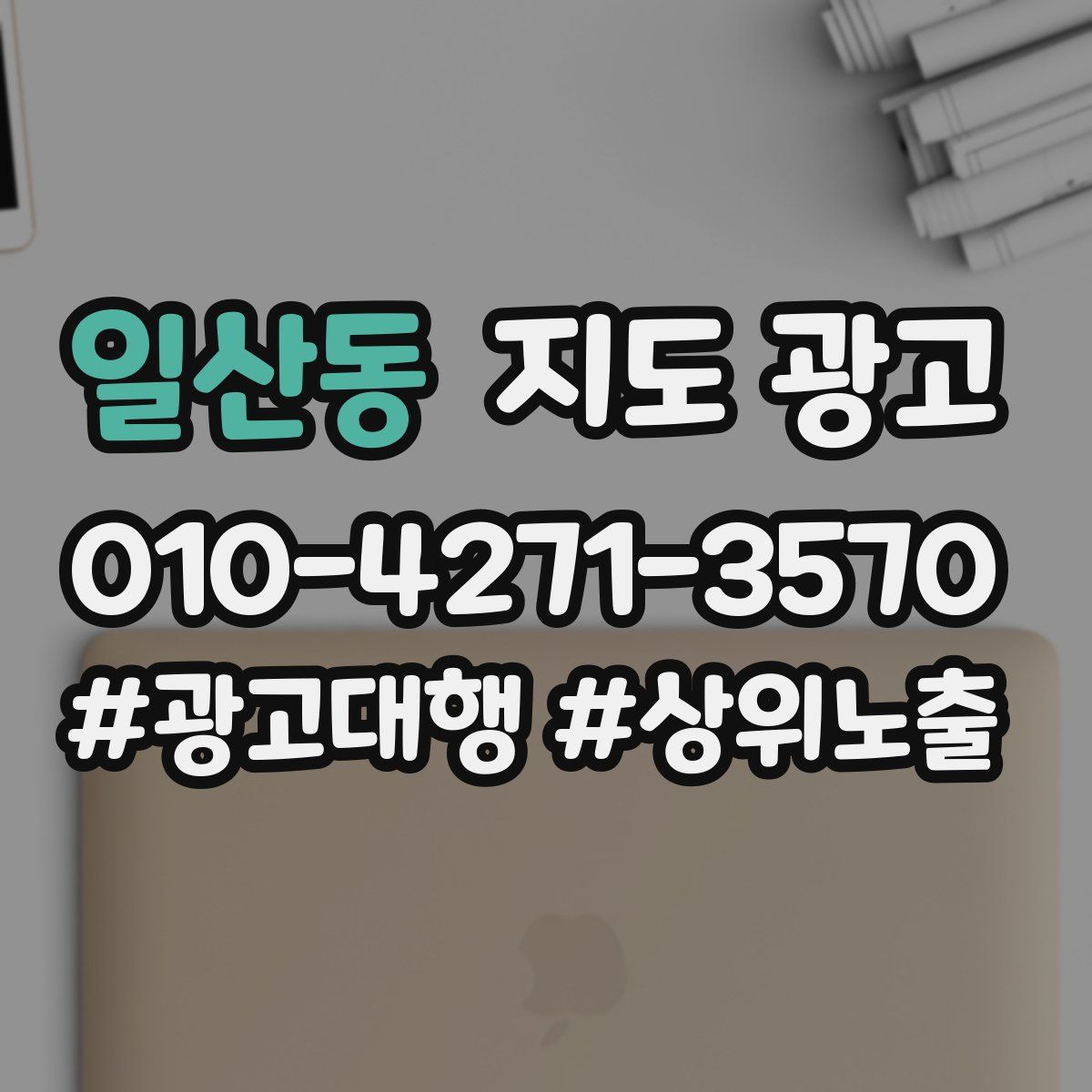 일산동 지도 광고