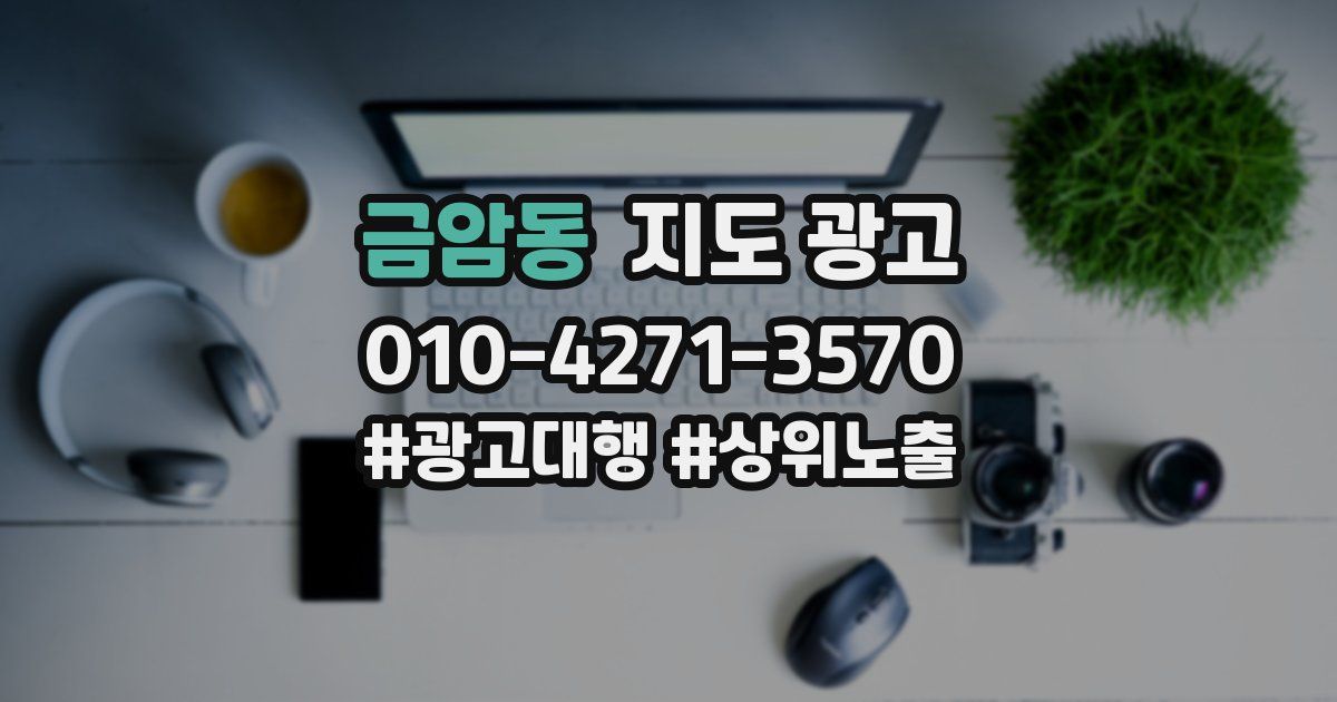 금암동 지도 광고