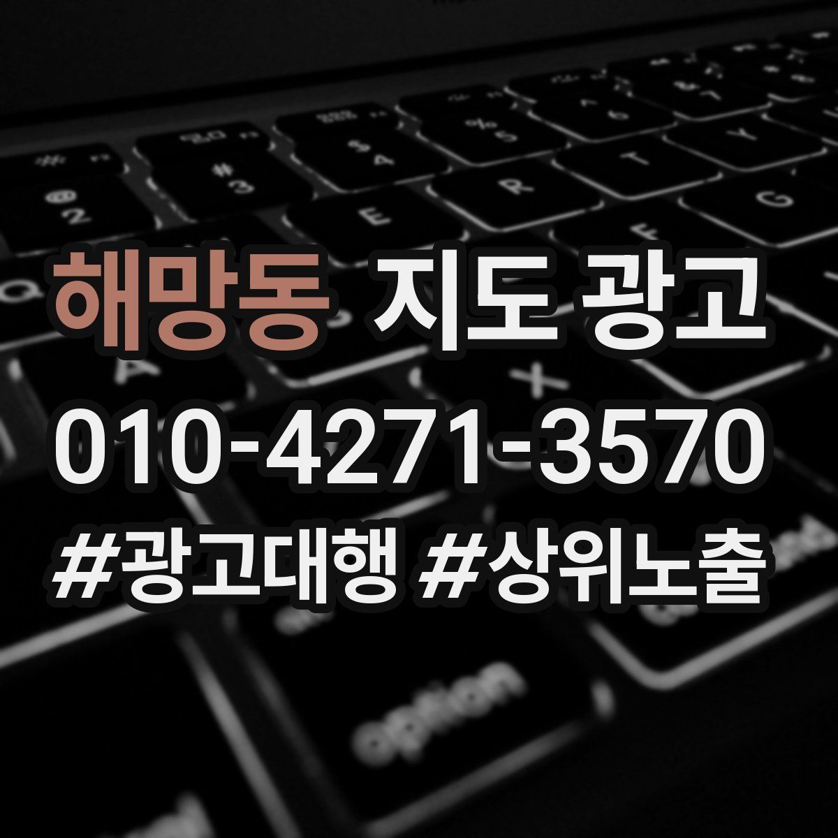 해망동 지도 광고