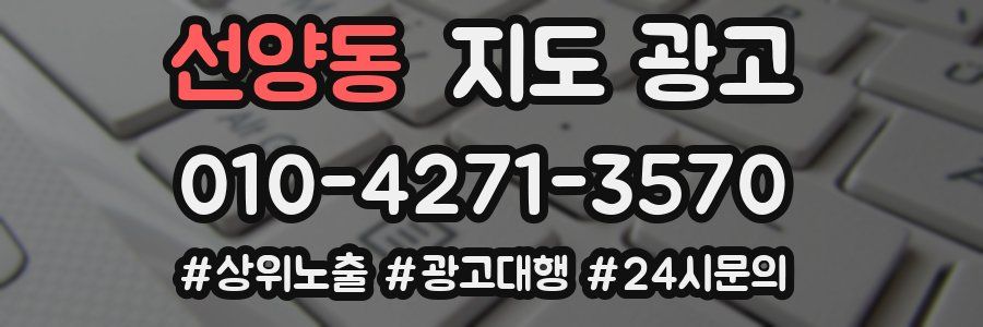 선양동 지도 광고