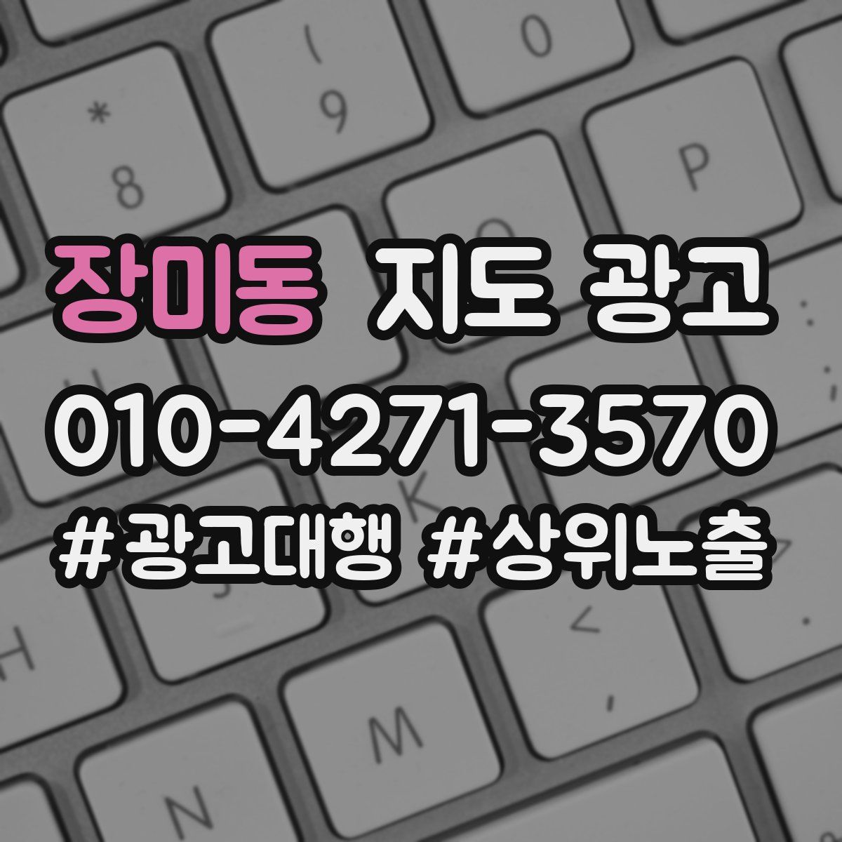 장미동 지도 광고