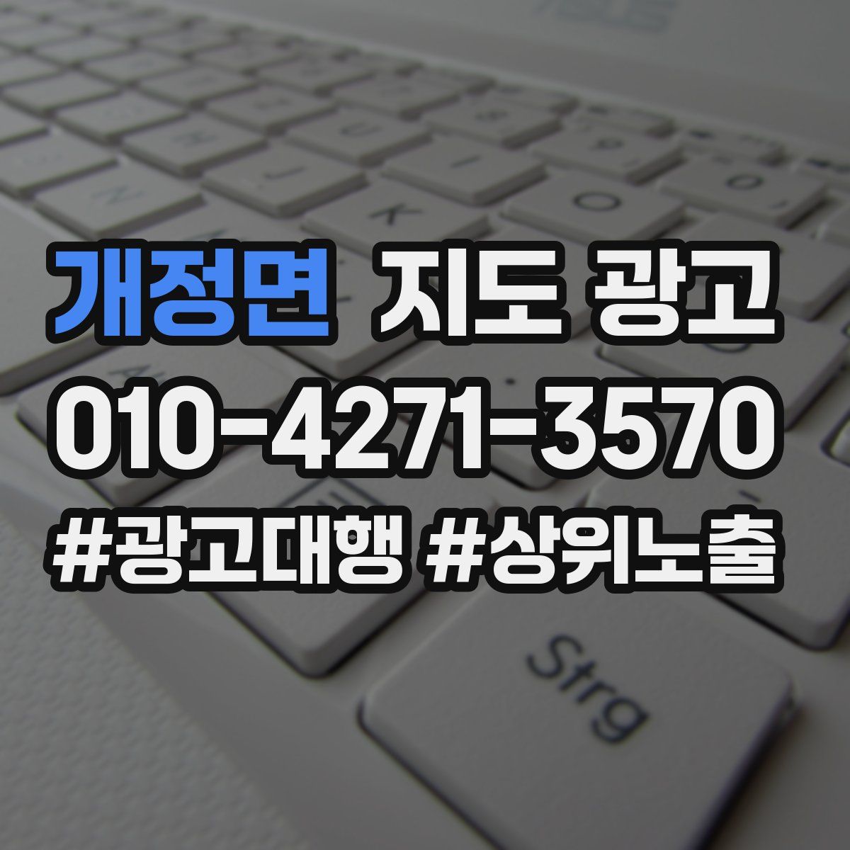 개정면 지도 광고