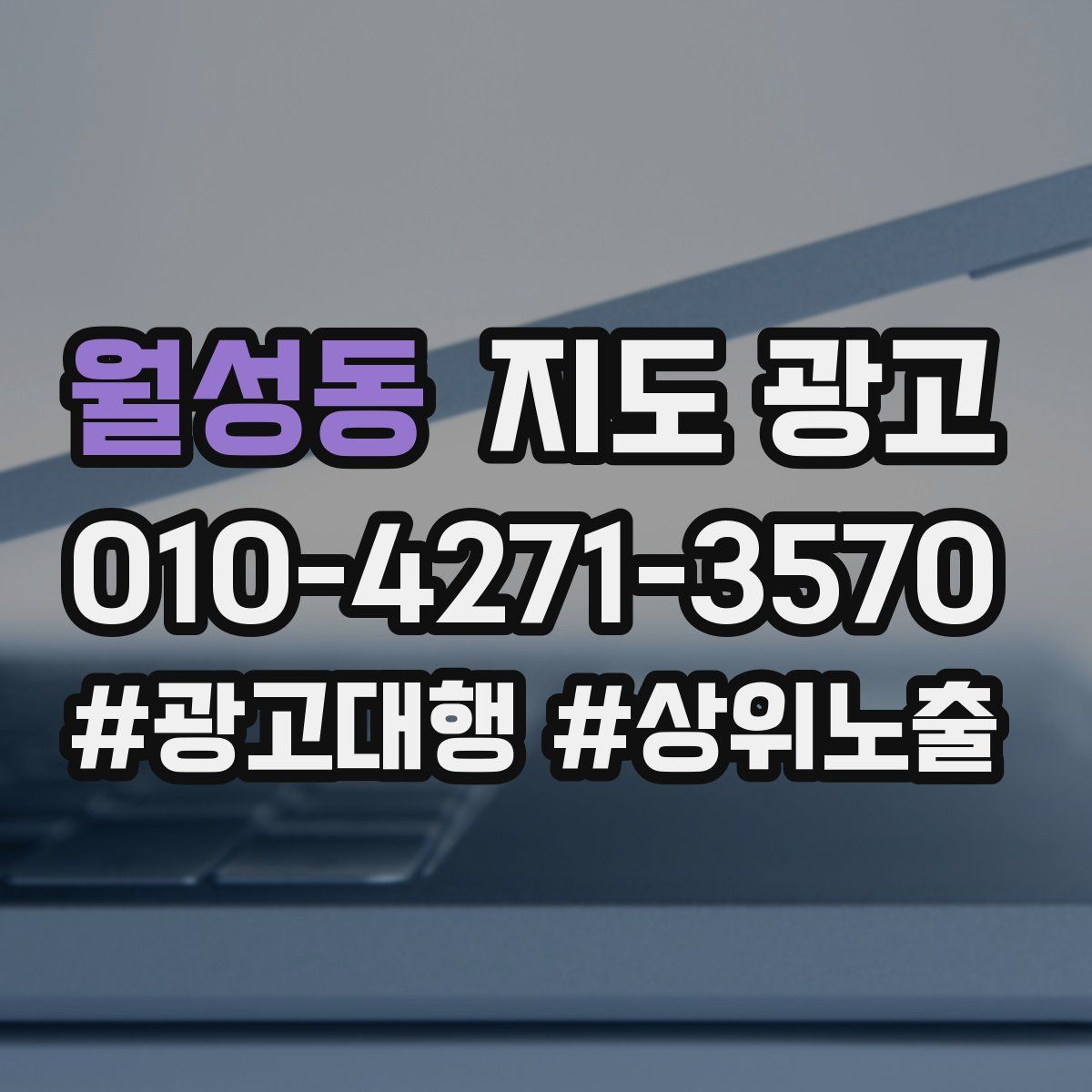 월성동 지도 광고
