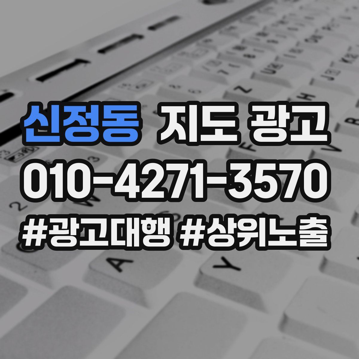 신정동 지도 광고