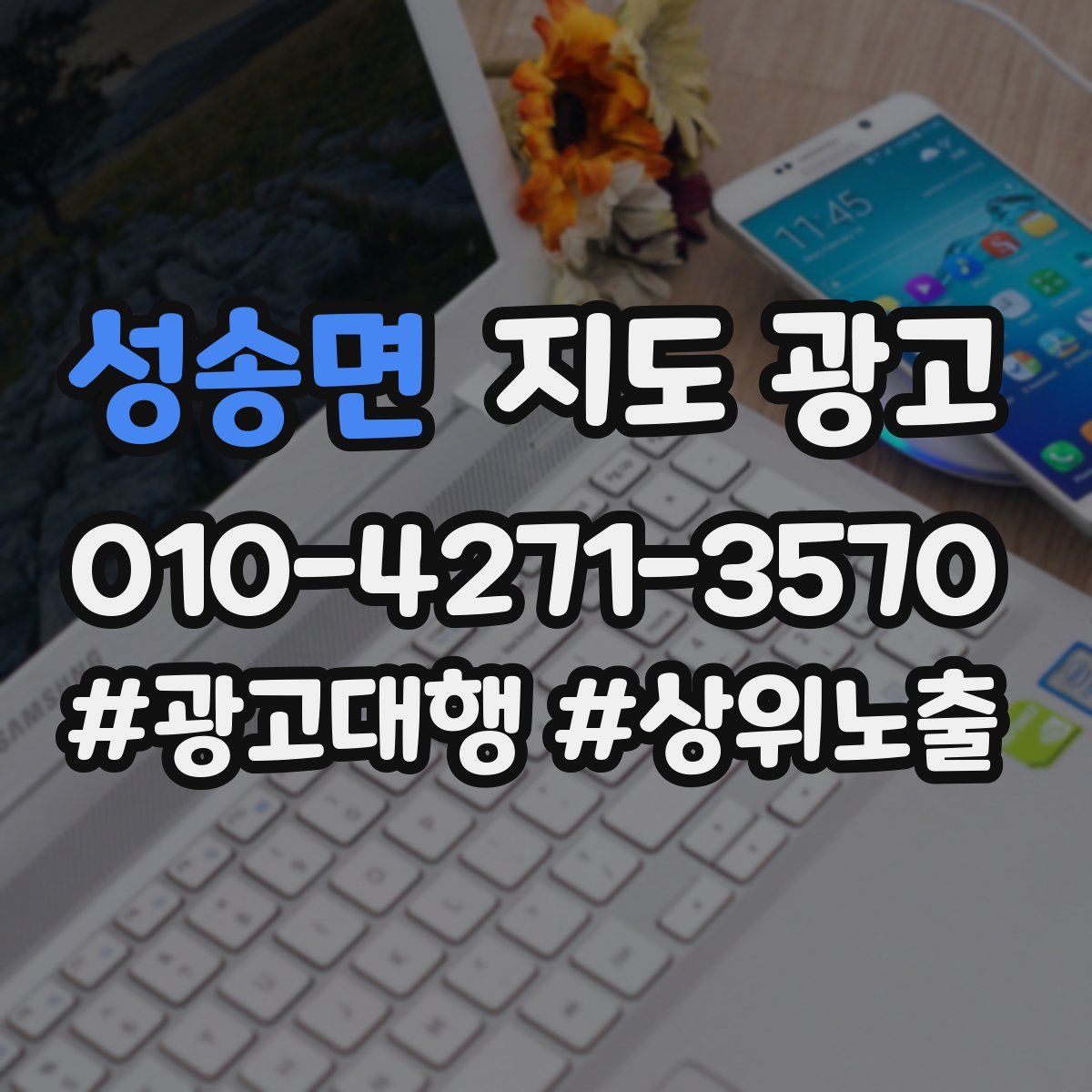 성송면 지도 광고