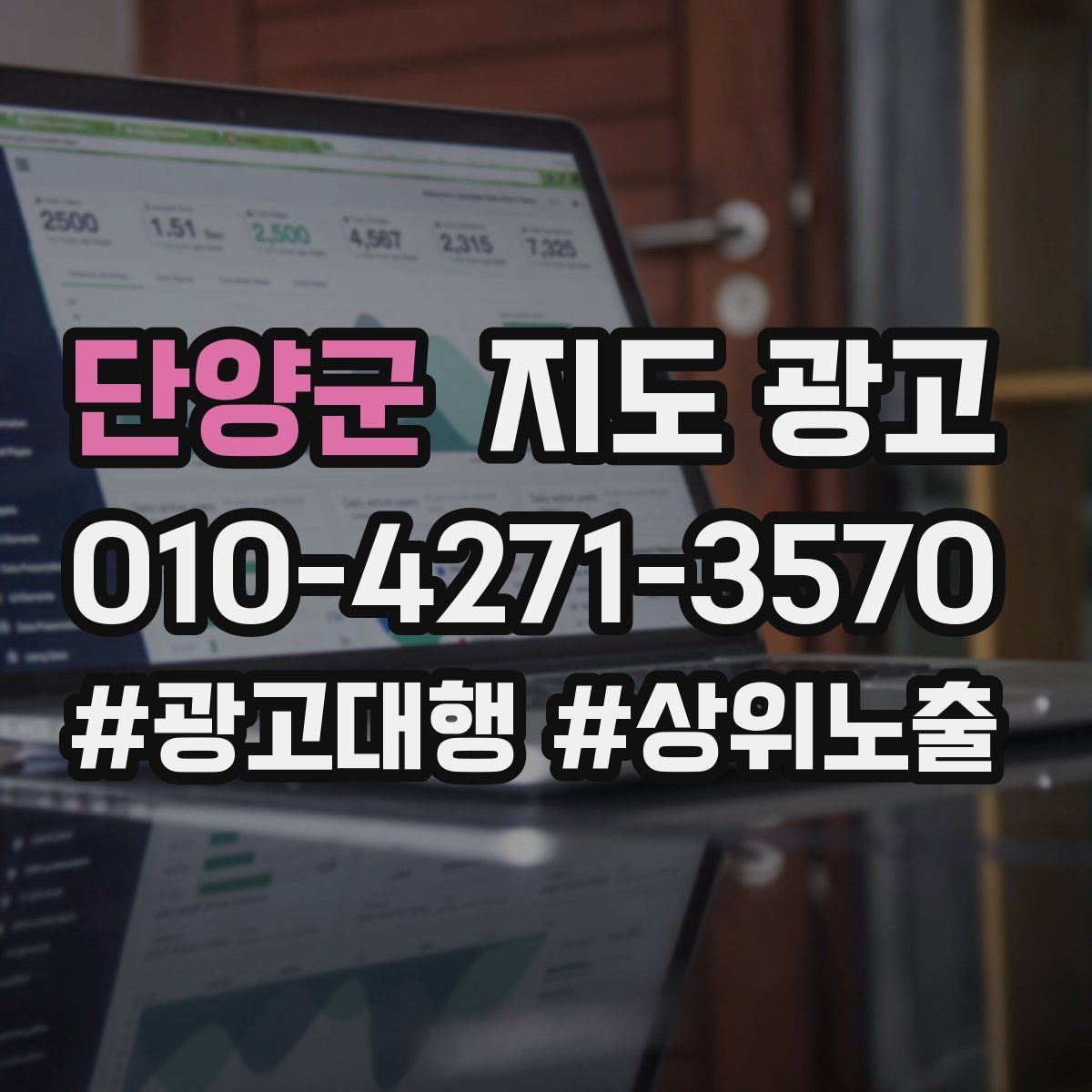 단양군 지도 광고