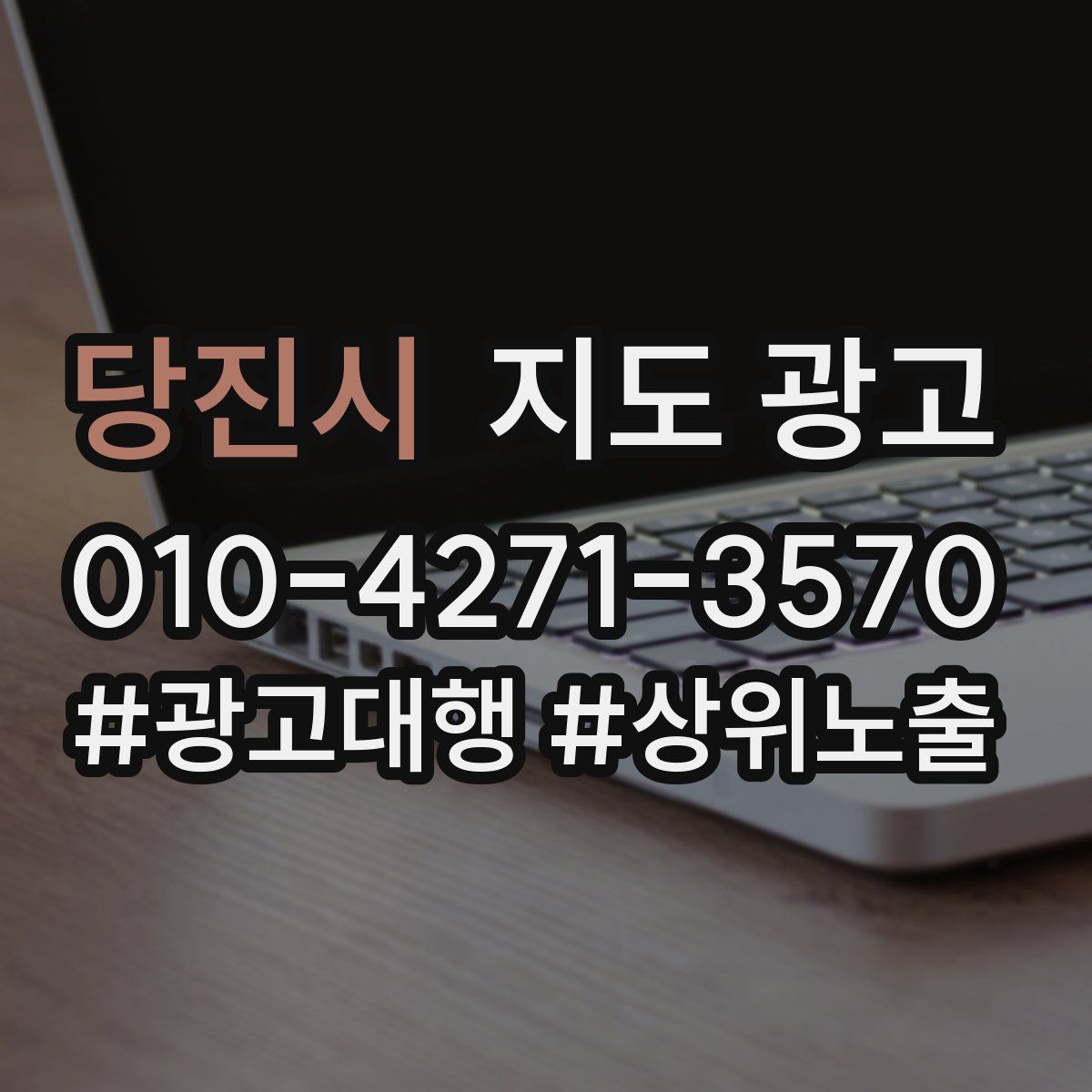 당진시 지도 광고
