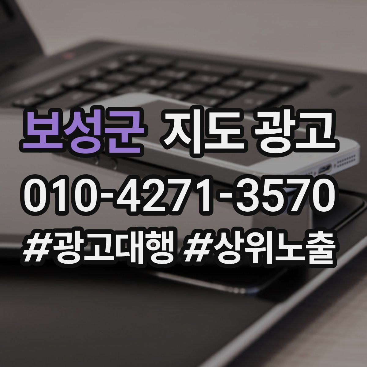 보성군 지도 광고