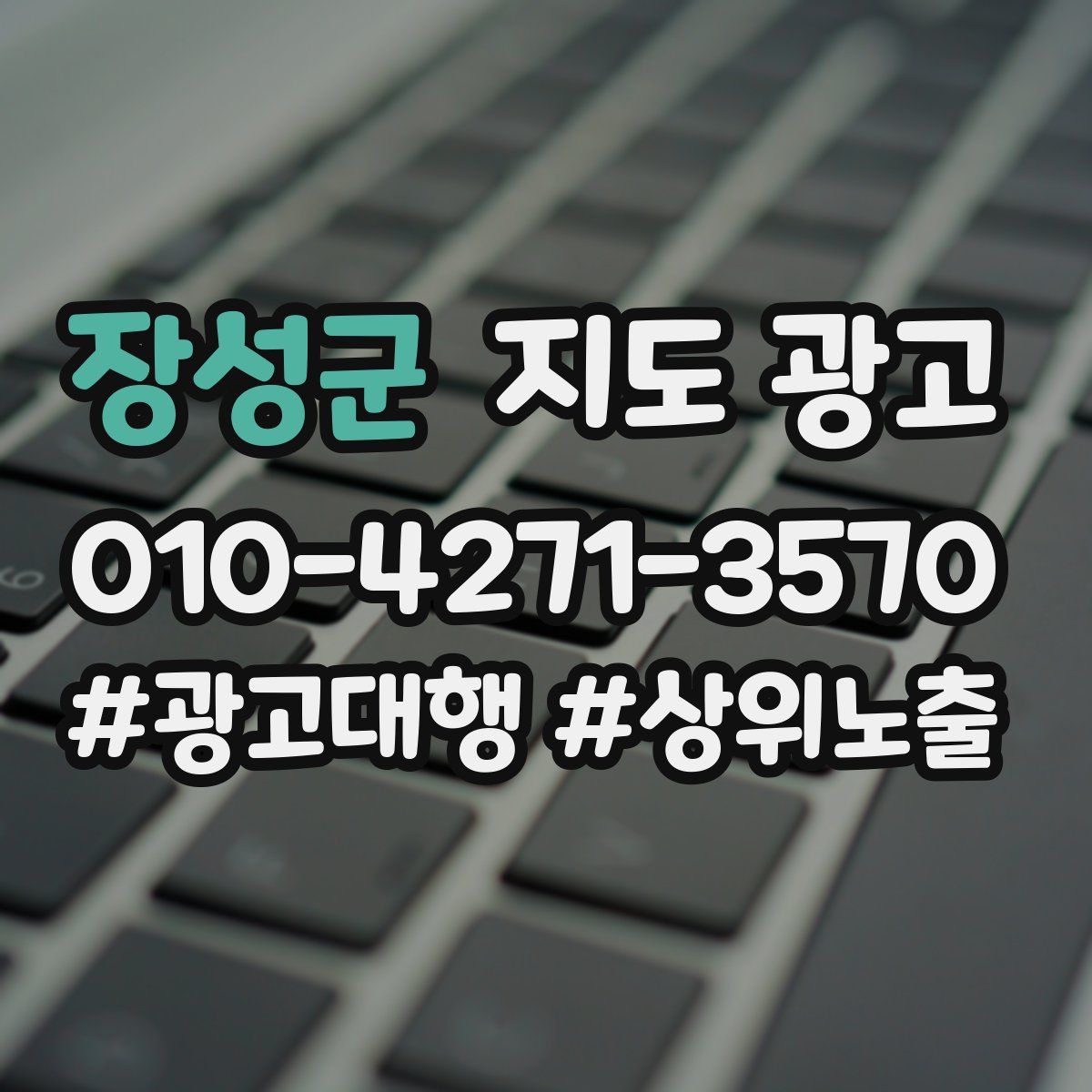 장성군 지도 광고