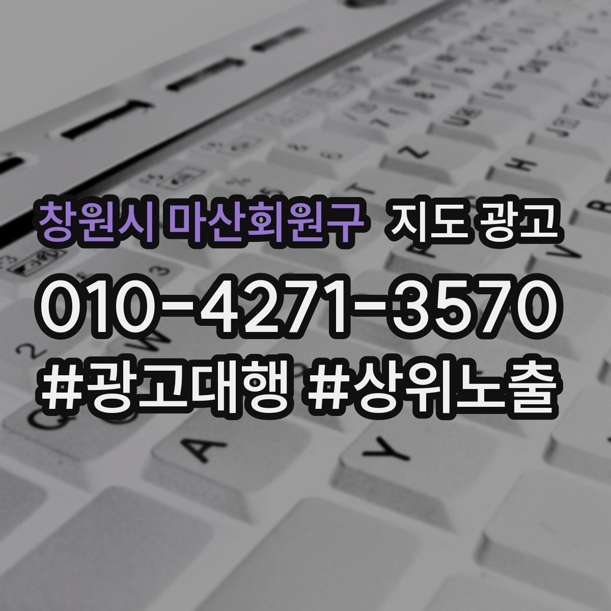 창원시 마산회원구 지도 광고