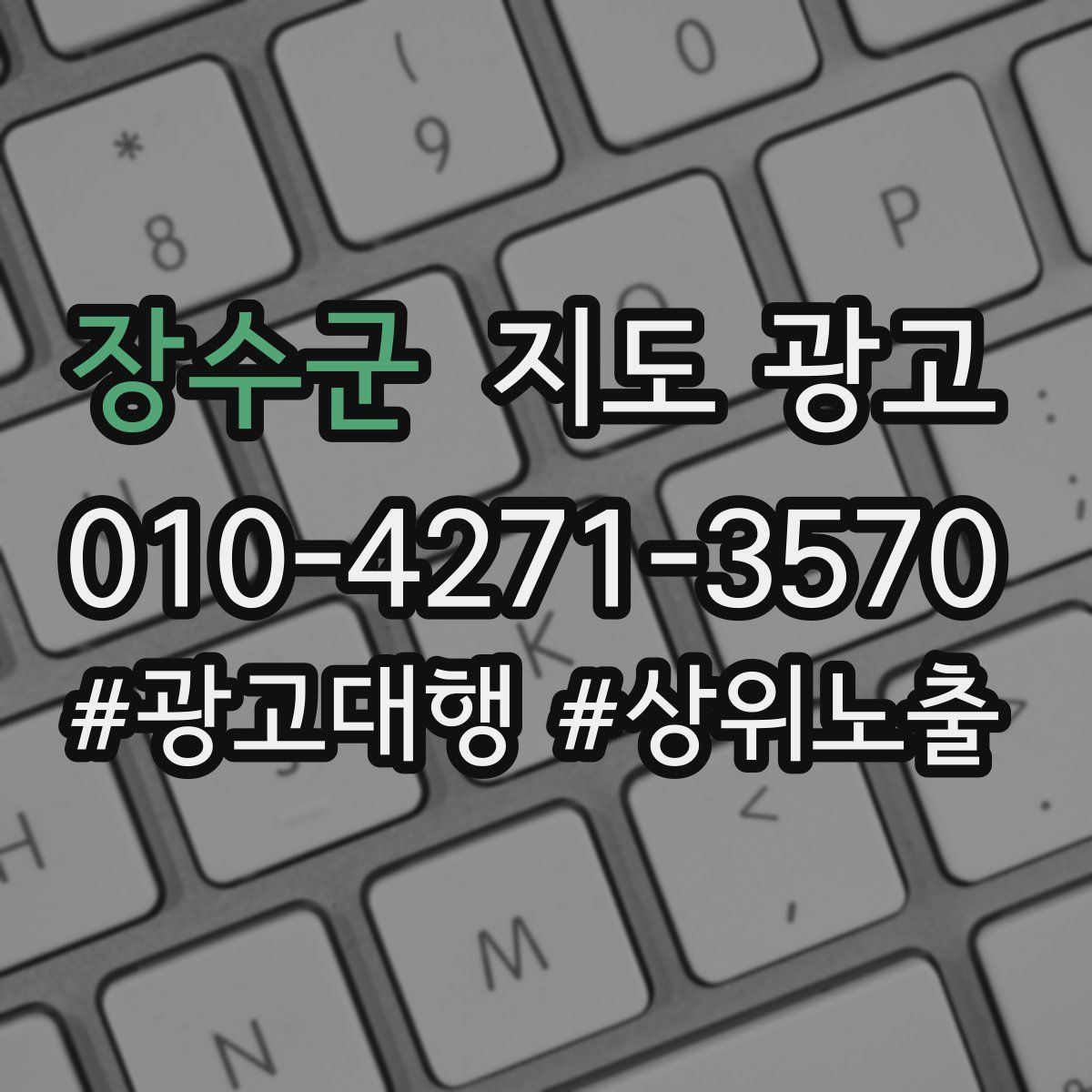 장수군 지도 광고