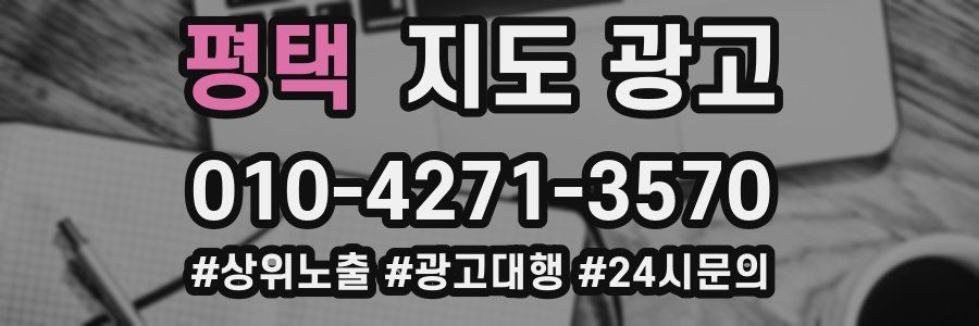 평택 지도 광고