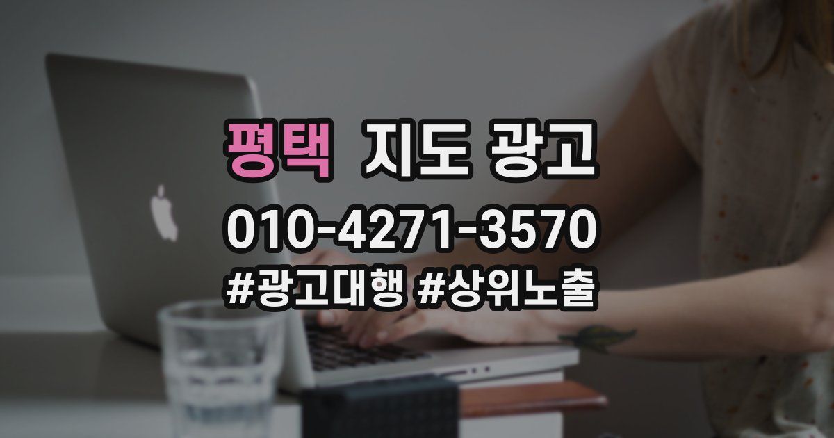 평택 지도 광고