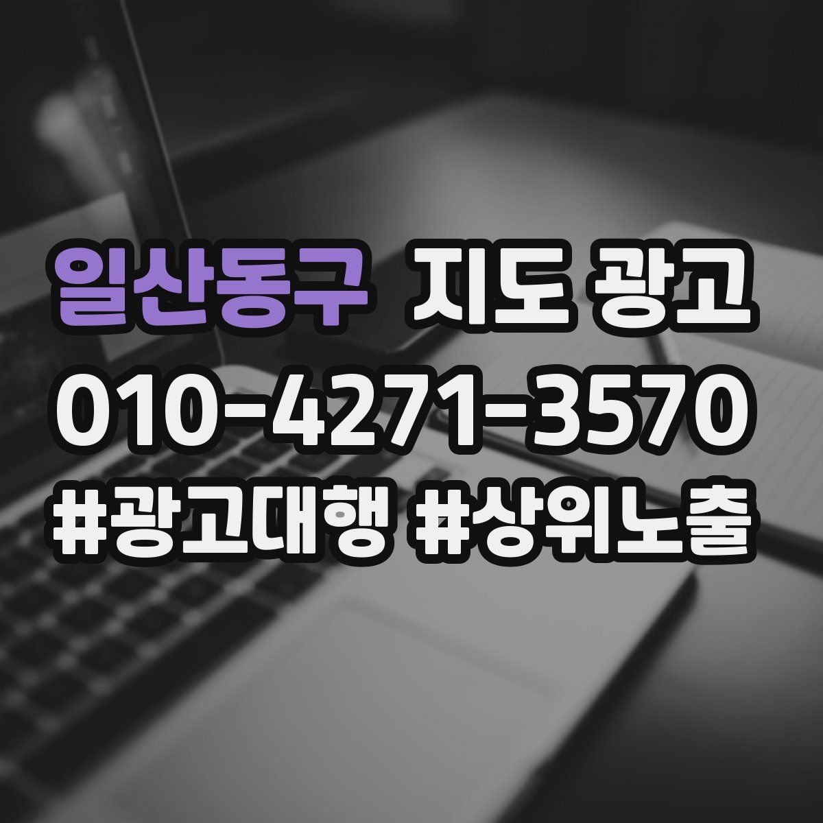 일산동구 지도 광고