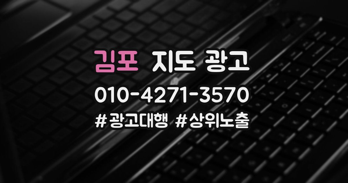 김포 지도 광고