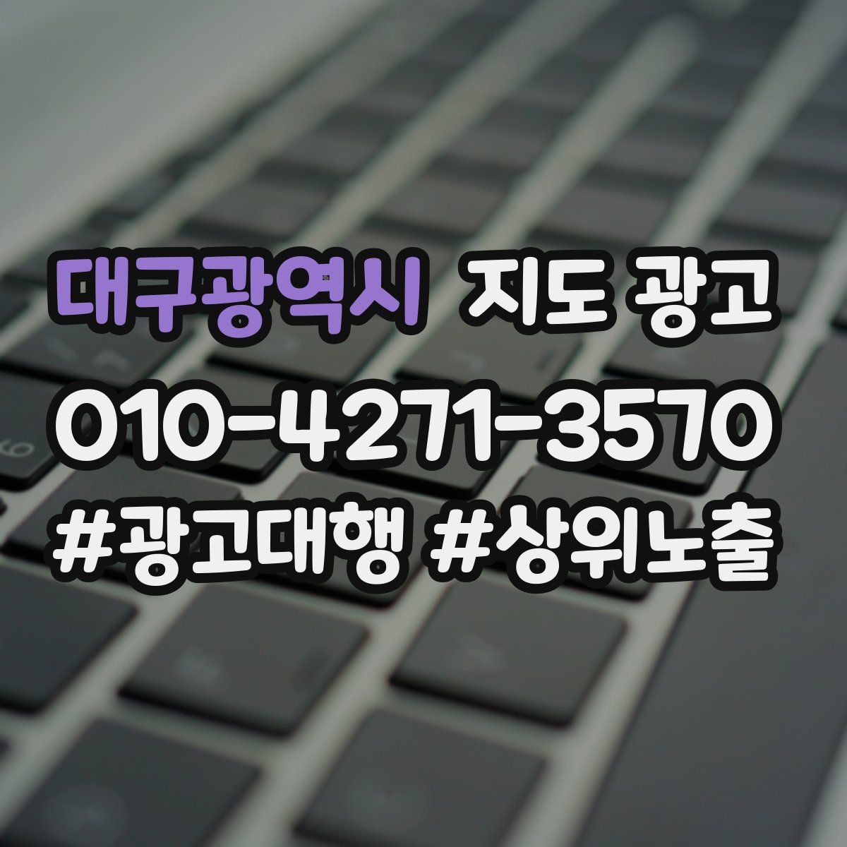 대구광역시 지도 광고