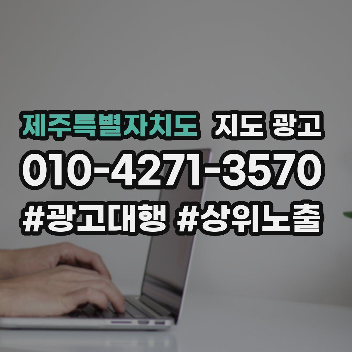 제주특별자치도 지도 광고