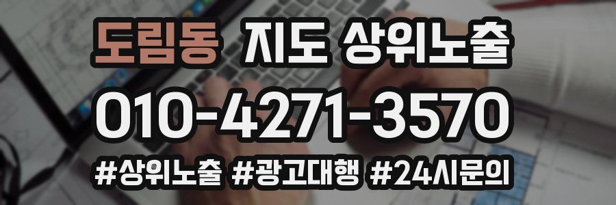 도림동 지도 상위 노출