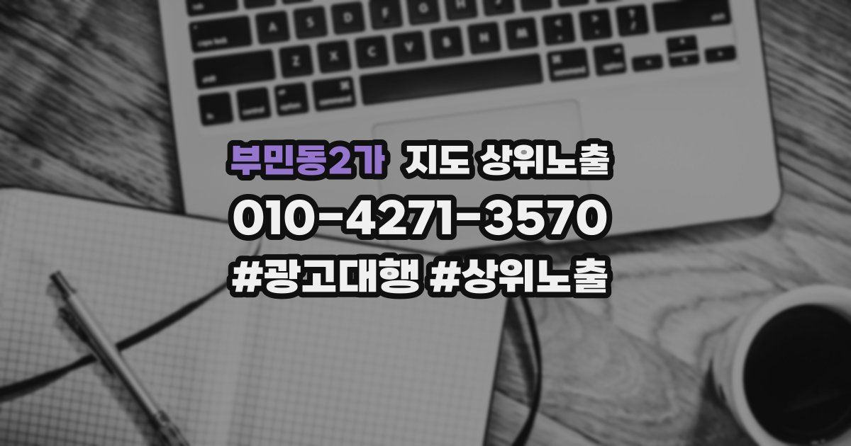 부민동2가 지도 상위 노출