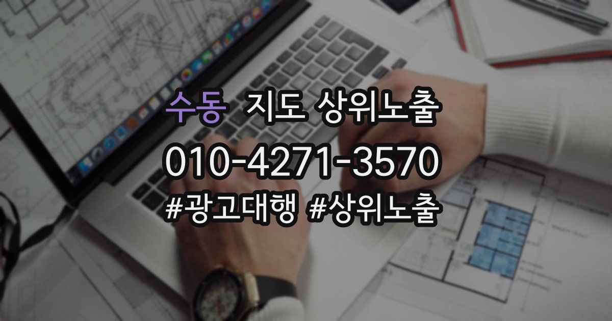 수동 지도 상위 노출