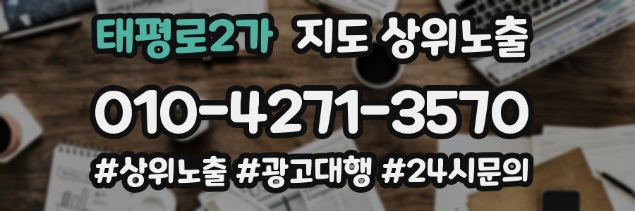 태평로2가 지도 상위 노출