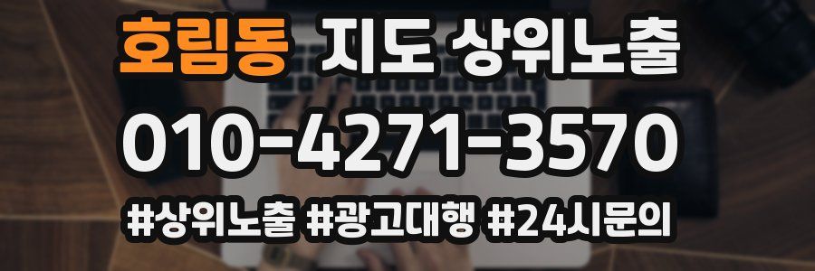 호림동 지도 상위 노출